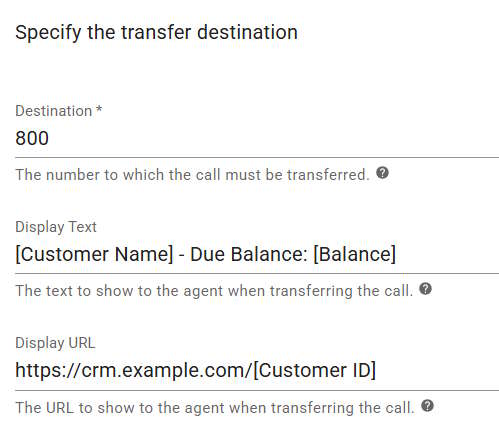 Data Passing Transfer Action