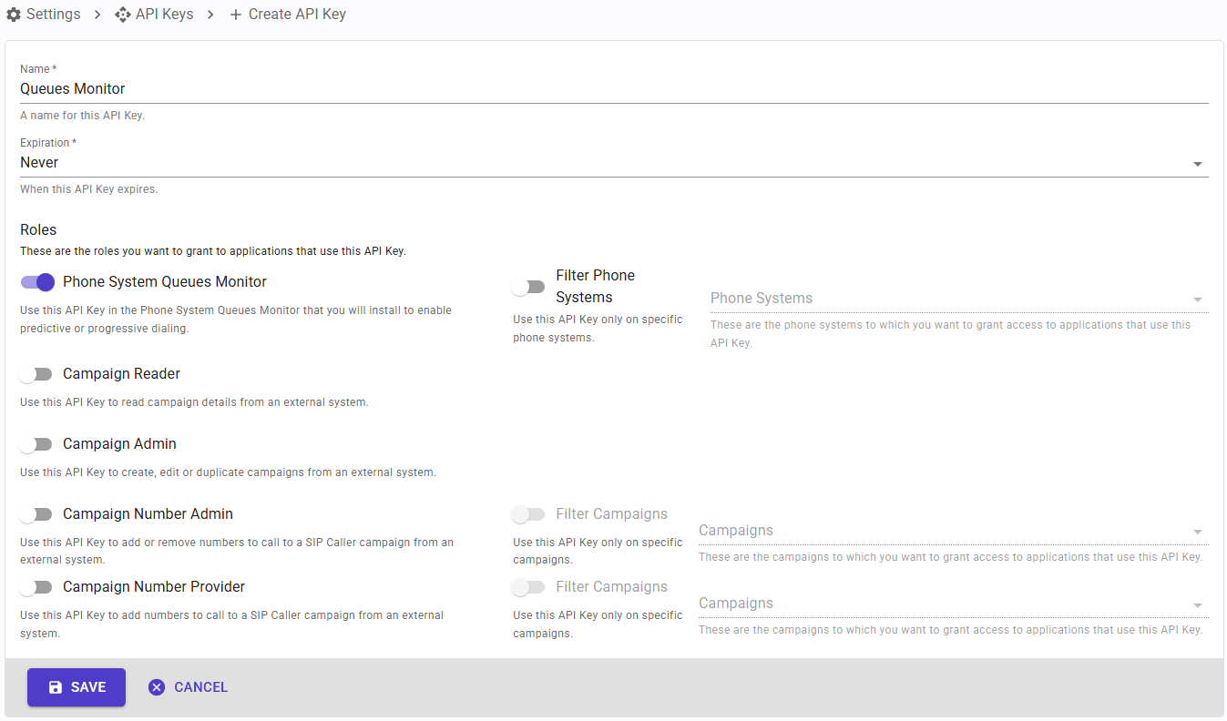 Crear una API Key