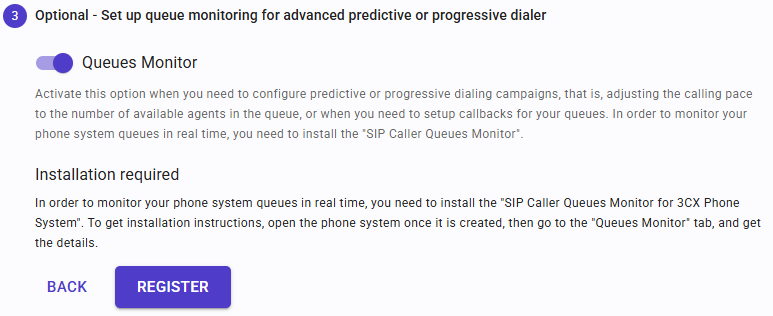 Enable Queue Monitoring