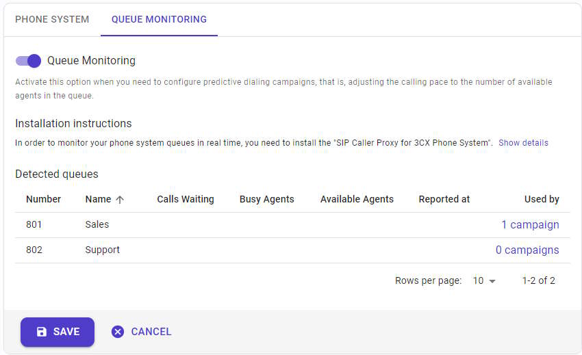 Queue Monitoring